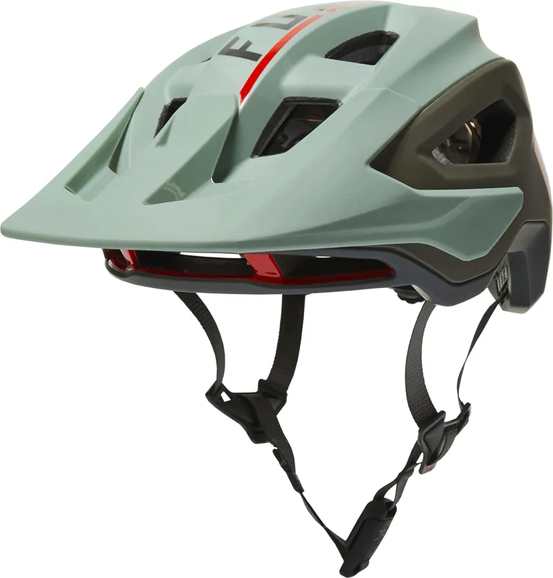 Fox Speedframe Pro Blocked CE Helmet in Eucalyptus-1